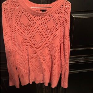 Torrid Coral Knit Sweater